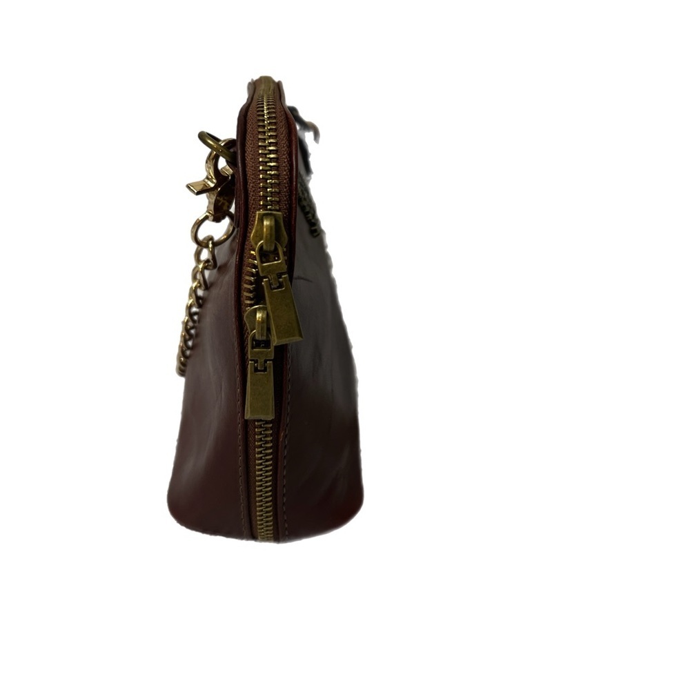 I MEDICI FIRENZE RARE NWT BURGUNDY LEATHER BAG - Made in Italy - Picture 5 of 11